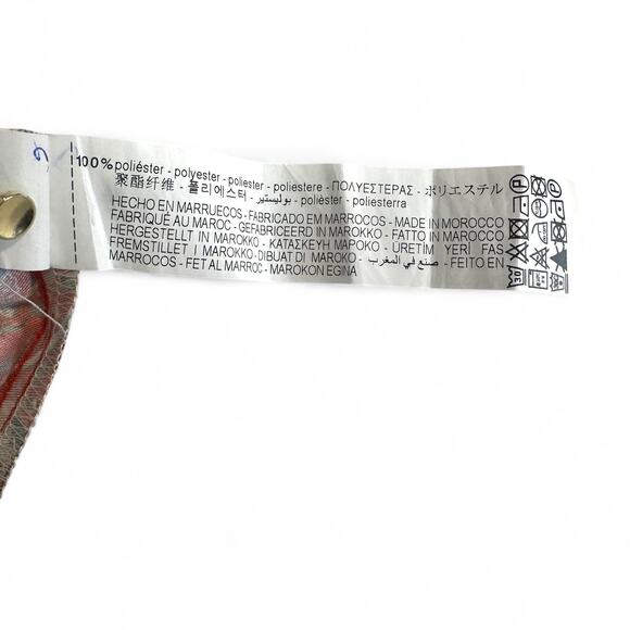 Zara Printed Shirt Dress Size S Red Multi Paisley Floral Satin Button Midi Dress - Picture 13 of 14